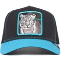czapka-trucker-czarno-niebieska-tygrys-tiger-blue-streak-the-farm-od-goorin-bros
