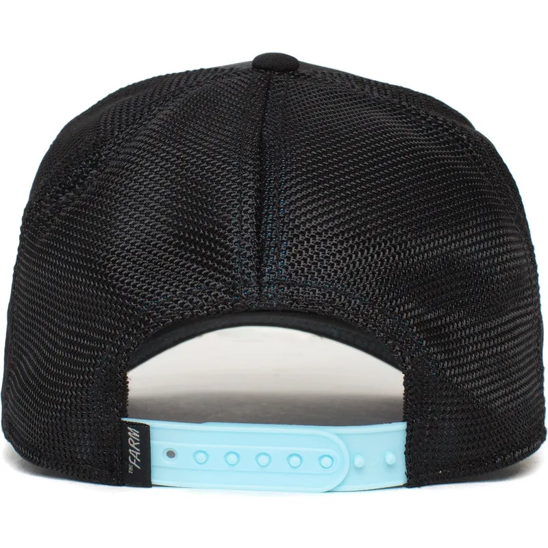 czapka-trucker-czarna-i-niebieska-tygrys-tiger-blue-streak-the-farm-od-goorin-bros