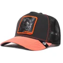 gorra-trucker-negra-y-roja-pantera-black-panther-dark-shines-the-farm-de-goorin-bros