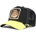 gorra-trucker-negra-y-amarilla-leon-king-everything-the-light-touches-the-farm-de-goorin-bros