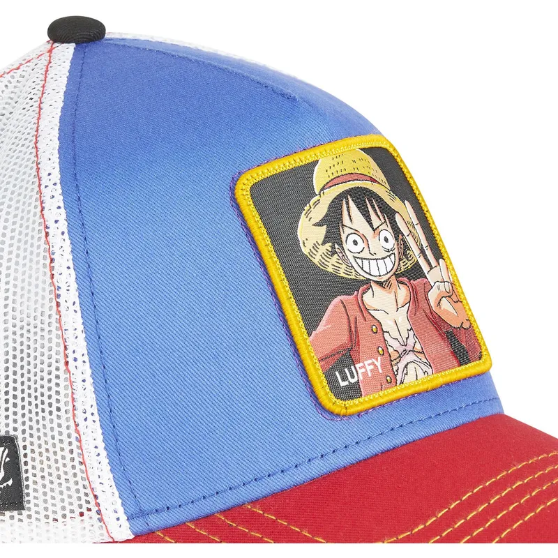 trucker-cap-blau-weiss-und-rot-monkey-d-luffy-op2-luf2-one-piece-von-capslab