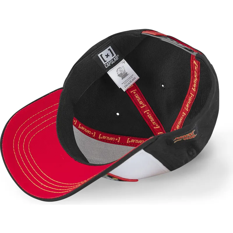 cappellino-curvo-bianco-e-nero-snapback-tom-t12-looney-tunes-di-capslab