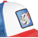 gorra-trucker-blanca-azul-y-roja-tom-to8-looney-tunes-de-capslab