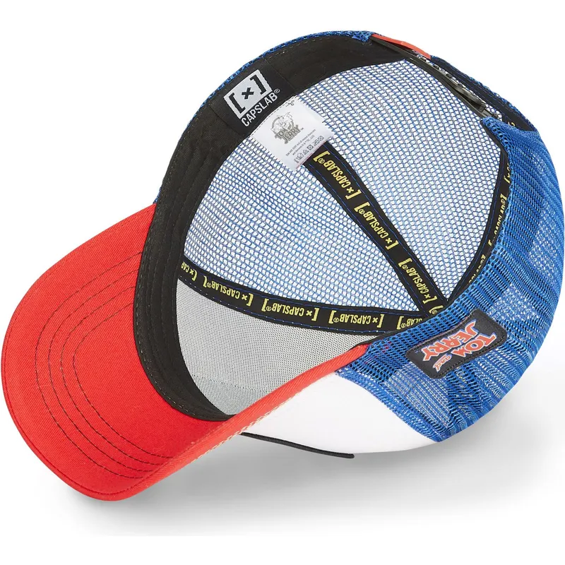 gorra-trucker-blanca-azul-y-roja-tom-to8-looney-tunes-de-capslab