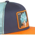 casquette-plate-trucker-bleue-marine-et-orange-son-goku-super-saiyan-blue-sa2-dragon-ball-capslab