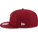 rote-flache-snapback-kappe-9fifty-draft-edition-2023-der-cleveland-cavaliers-nba-von-new-era