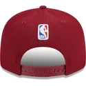rote-flache-snapback-kappe-9fifty-draft-edition-2023-der-cleveland-cavaliers-nba-von-new-era