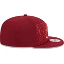 rote-flache-snapback-kappe-9fifty-draft-edition-2023-der-cleveland-cavaliers-nba-von-new-era