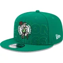 grune-flache-snapback-kappe-9fifty-draft-edition-2023-der-boston-celtics-nba-von-new-era