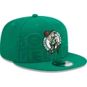 grune-flache-snapback-kappe-9fifty-draft-edition-2023-der-boston-celtics-nba-von-new-era