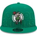 grune-flache-snapback-kappe-9fifty-draft-edition-2023-der-boston-celtics-nba-von-new-era