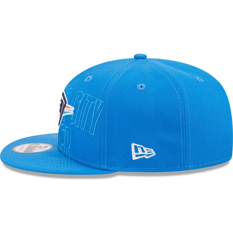 mutzen-flach-blau-snapback-9fifty-draft-edition-2023-der-oklahoma-city-thunder-nba-von-new-era
