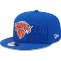 gorra-plana-azul-snapback-9fifty-draft-edition-2023-de-new-york-knicks-nba-de-new-era