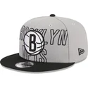 gorra-plana-gris-y-negra-snapback-9fifty-draft-edition-2023-de-brooklyn-nets-nba-de-new-era