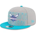 mutzen-flach-grau-snapback-9fifty-draft-edition-2023-der-charlotte-hornets-nba-von-new-era