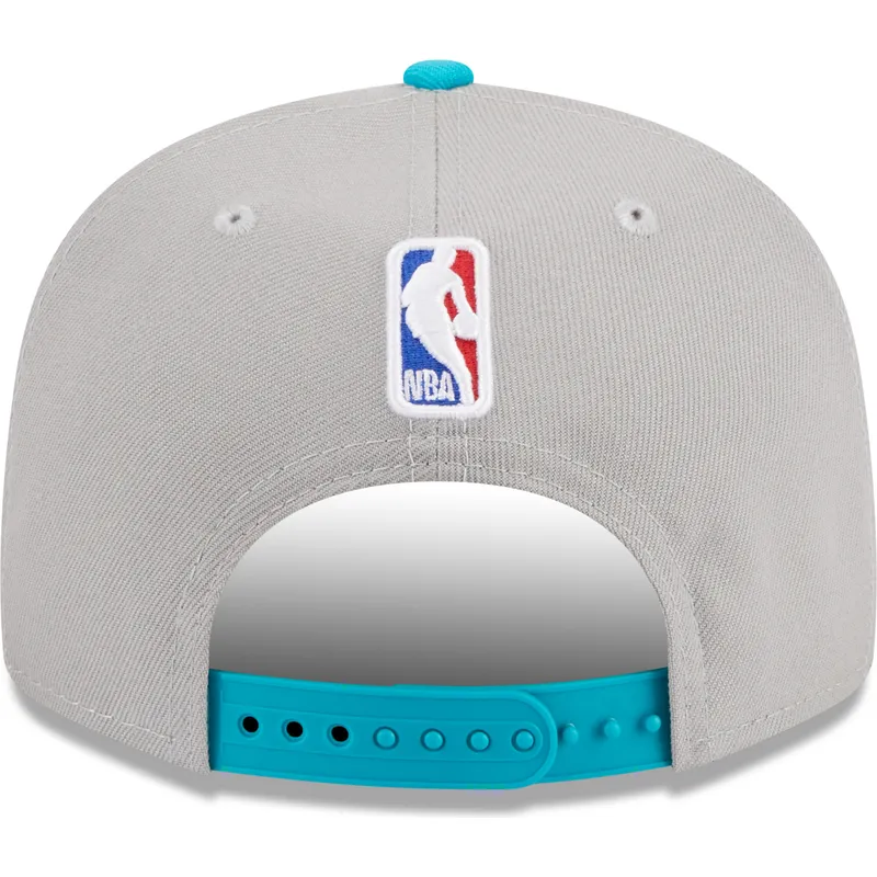 mutzen-flach-grau-snapback-9fifty-draft-edition-2023-der-charlotte-hornets-nba-von-new-era