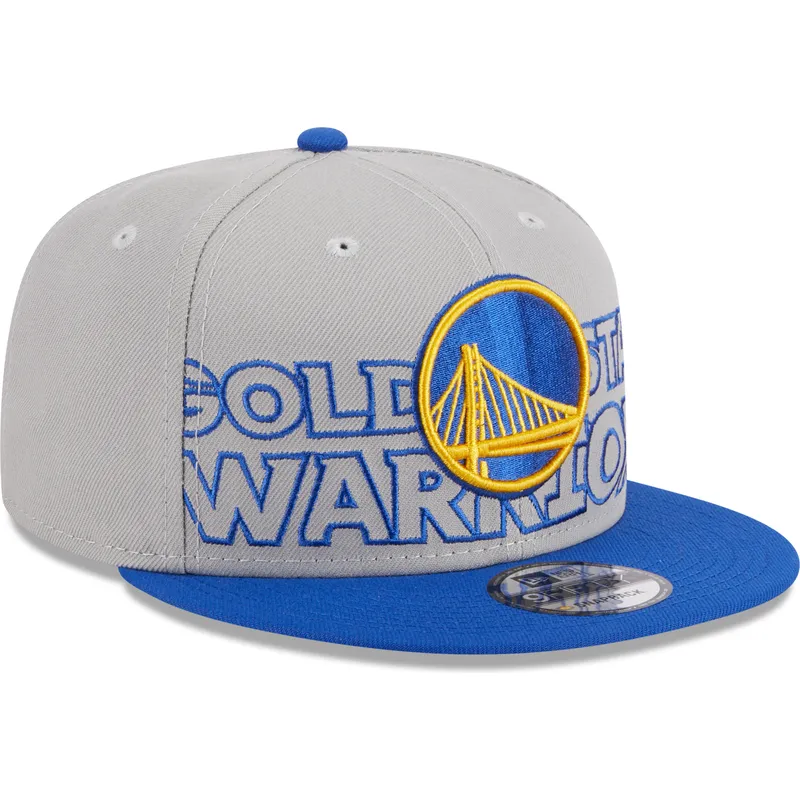 mutzen-flach-grau-snapback-9fifty-draft-edition-2023-der-golden-state-warriors-nba-von-new-era
