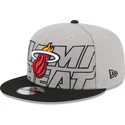 szara-i-czarna-plaska-czapka-snapback-9fifty-draft-edition-2023-miami-heat-nba-od-new-era