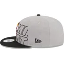 szara-i-czarna-plaska-czapka-snapback-9fifty-draft-edition-2023-miami-heat-nba-od-new-era