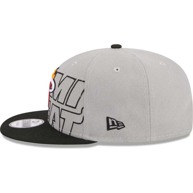 mutzen-flach-grau-snapback-9fifty-draft-edition-2023-der-miami-heat-nba-von-new-era