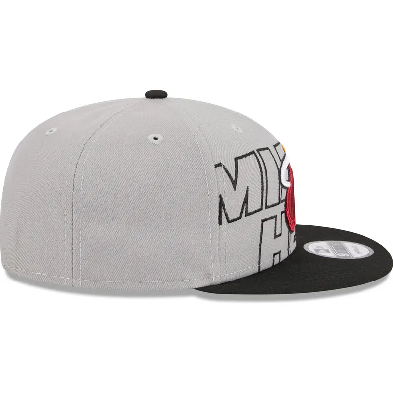 mutzen-flach-grau-snapback-9fifty-draft-edition-2023-der-miami-heat-nba-von-new-era