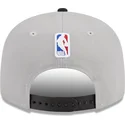 casquette-plate-grise-et-noire-snapback-9fifty-draft-edition-2023-san-antonio-spurs-nba-new-era