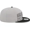 casquette-plate-grise-et-noire-snapback-9fifty-draft-edition-2023-san-antonio-spurs-nba-new-era