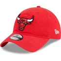czerwona-regulowana-czapka-z-zakrzywionym-daszkiem-9twenty-draft-edition-2023-chicago-bulls-nba-new-era