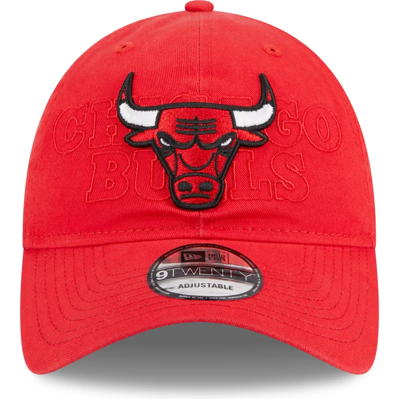 czerwona-regulowana-czapka-z-zakrzywionym-daszkiem-9twenty-draft-edition-2023-chicago-bulls-nba-new-era