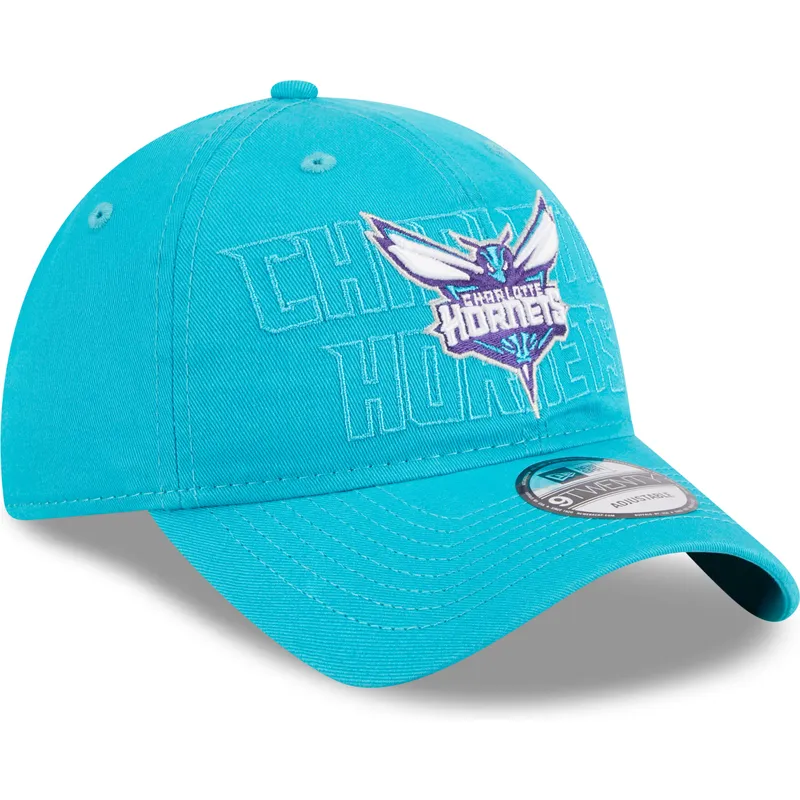 cappellino-curvo-blu-regolabile-9twenty-draft-edition-2023-di-charlotte-hornets-nba-di-new-era