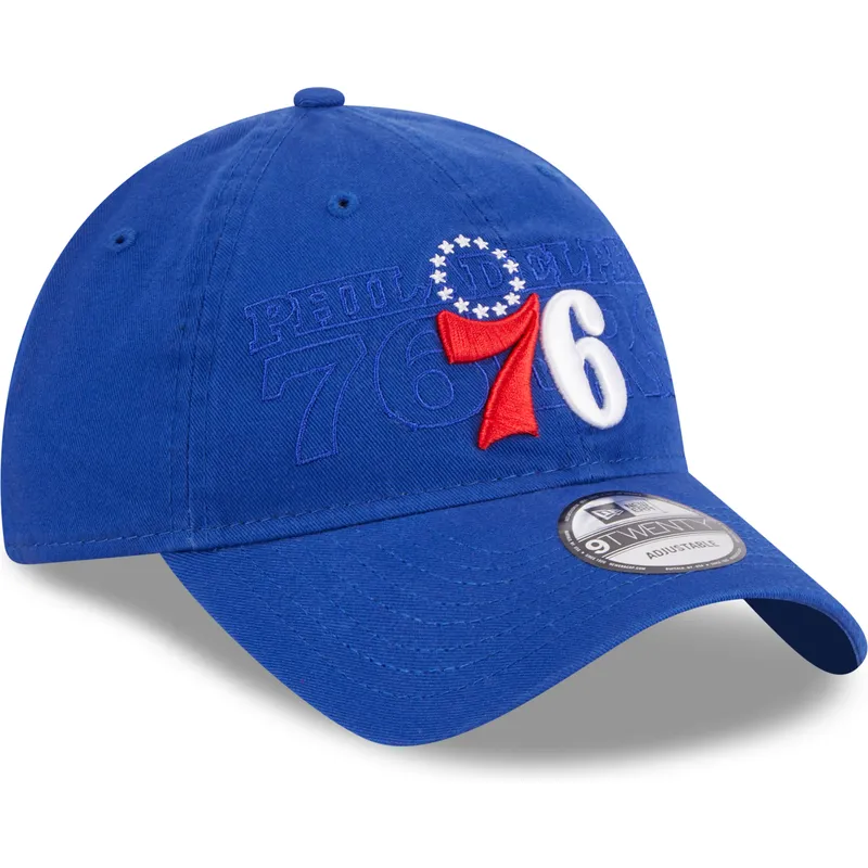 mutzen-gebogen-blau-verstellbares-band-9twenty-draft-edition-2023-der-philadelphia-76ers-nba-von-new-era