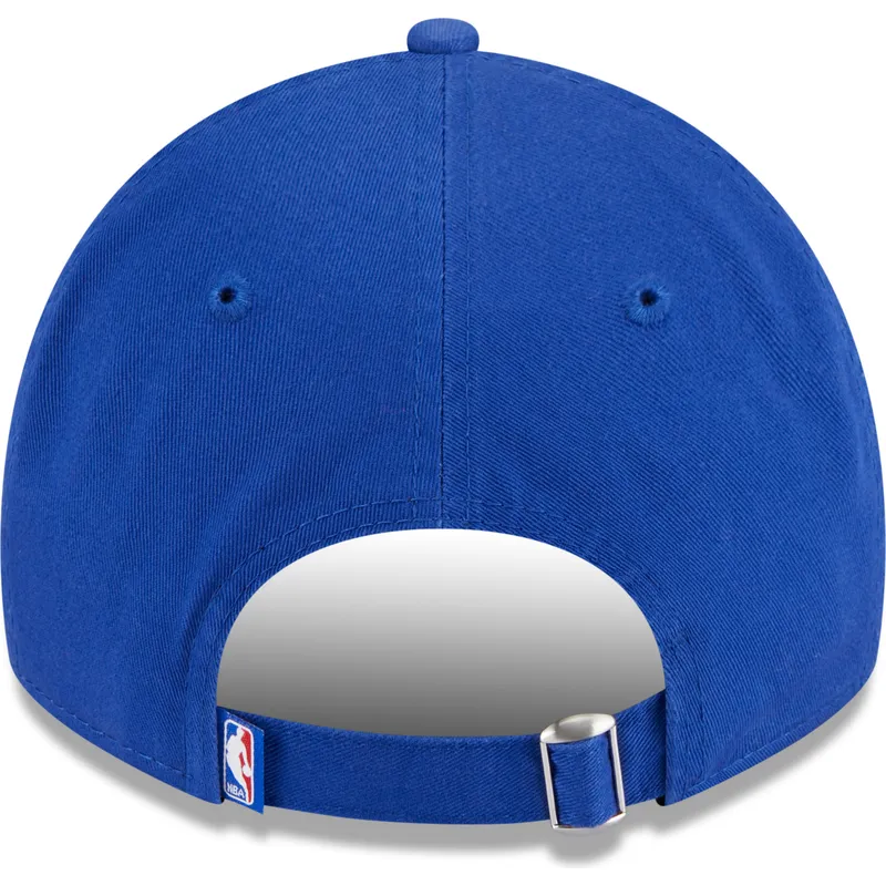 blaue-verstellbare-curved-cap-9twenty-draft-edition-2023-der-new-york-knicks-nba-von-new-era
