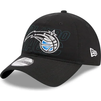 Gorra curva negra ajustable 9TWENTY Draft Edition 2023 de Orlando Magic NBA de New Era