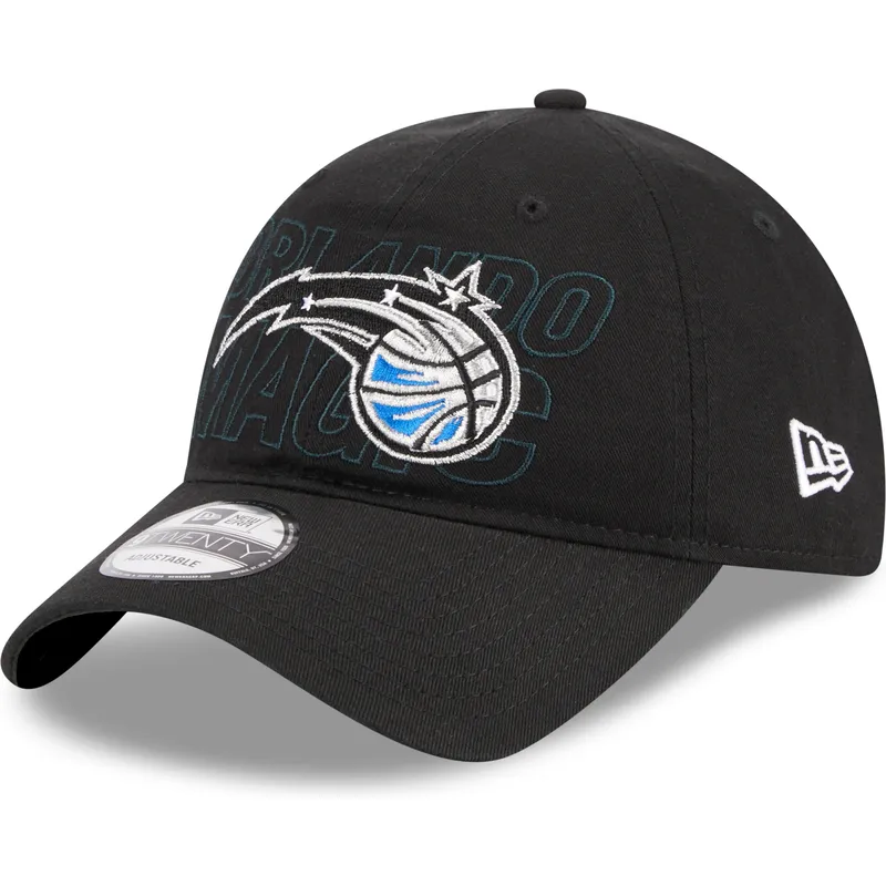 svart-bojd-justerbar-keps-9twenty-draft-edition-2023-fran-orlando-magic-nba-av-new-era