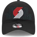 svart-bojd-justerbar-keps-9twenty-draft-edition-2023-fran-portland-trail-blazers-nba-av-new-era