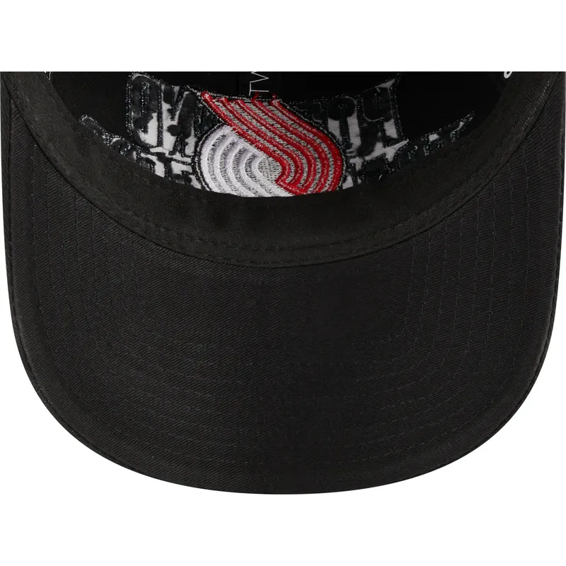 schwarze-verstellbare-gebogene-kappe-9twenty-draft-edition-2023-der-portland-trail-blazers-nba-von-new-era
