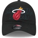 cappellino-curvo-nero-regolabile-9twenty-draft-edition-2023-di-miami-heat-nba-di-new-era