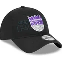 mutzen-gebogen-schwarz-verstellbares-band-9twenty-draft-edition-2023-der-sacramento-kings-nba-von-new-era