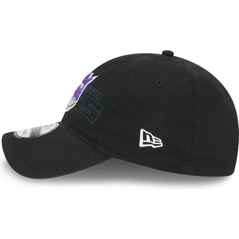mutzen-gebogen-schwarz-verstellbares-band-9twenty-draft-edition-2023-der-sacramento-kings-nba-von-new-era