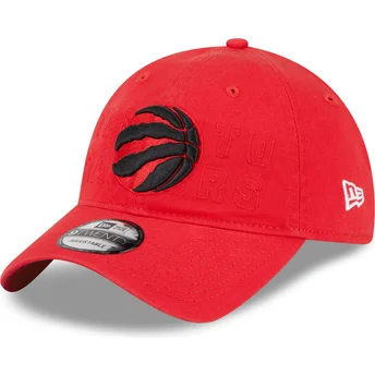 Justerbar röd böjd keps 9TWENTY Draft Edition 2023 Toronto Raptors NBA från New Era