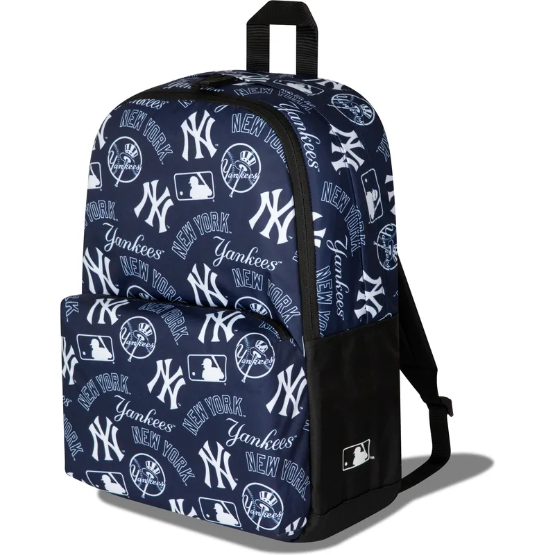 New Era Multi Stadium All Over Print New York Yankees Mlb Navy Blue Backpack Caphunters At