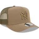 mutzen-gebogen-grun-snapback-a-frame-tech-ripstop-der-new-york-yankees-mlb-von-new-era