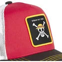 cappello-trucker-rosso-bianco-e-nero-straw-hat-pirates-one2-one-piece-di-capslab