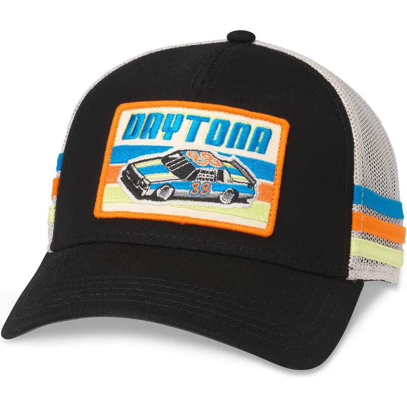 cappellino-trucker-nero-e-bianco-snapback-daytona-international-speedway-tri-color-di-american-needle