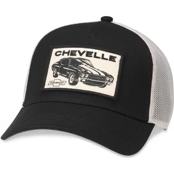 Czapka trucker czarno-biała snapback Chevelle by...
