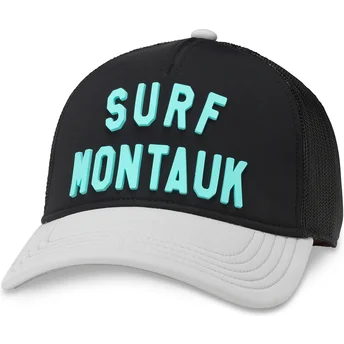 Svart och grå trucker-keps snapback Surf Montauk Riptide Valin från American Needle