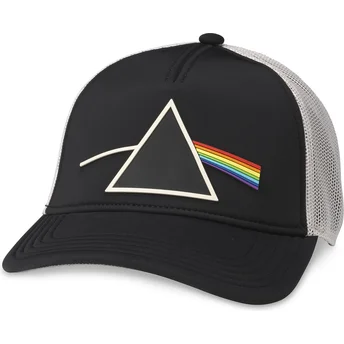 Czapka trucker czarno-biała snapback Pink Floyd Riptide...
