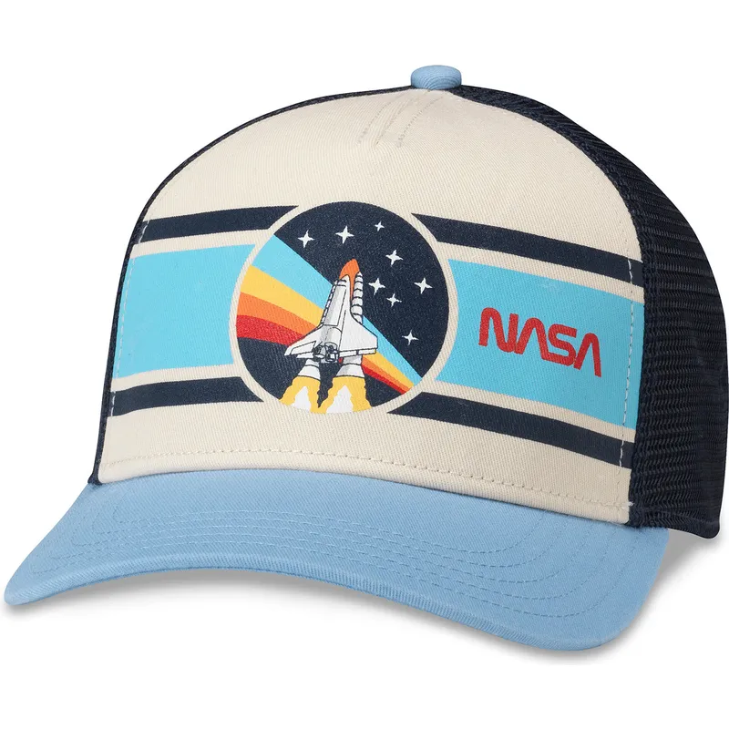 gorra-trucker-beige-marinbla-och-ljusbla-snapback-nasa-sinclair-fran-american-needle