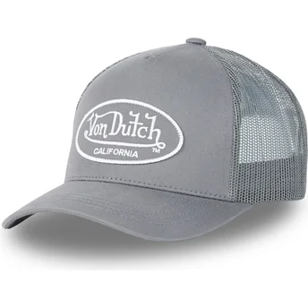 Casquette trucker grise ajustable LOF B2 Von Dutch