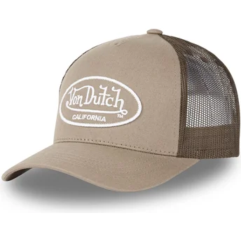 casquette-trucker-marron-ajustable-lof-b3-von-dutch